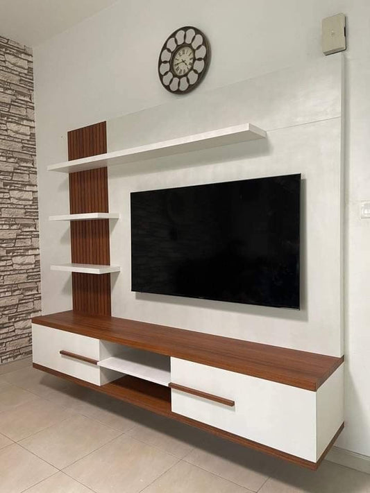 Élégance Suspendue : Meuble à Télé Murale Design