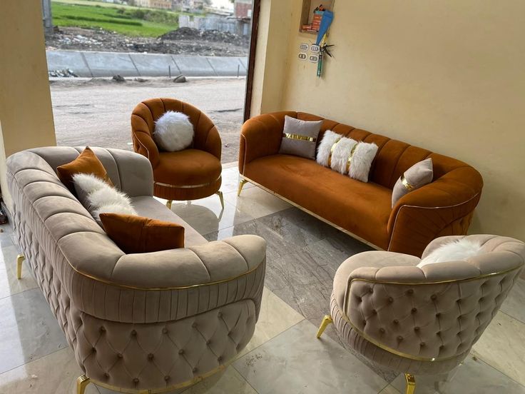 Fauteuil Luxe Élégant en Velours