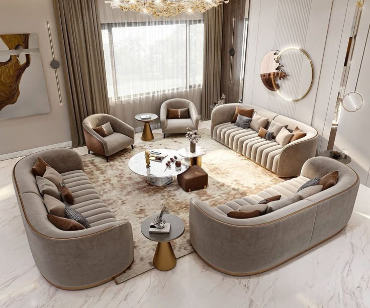 Fauteuil Luxe Élégant en Velours