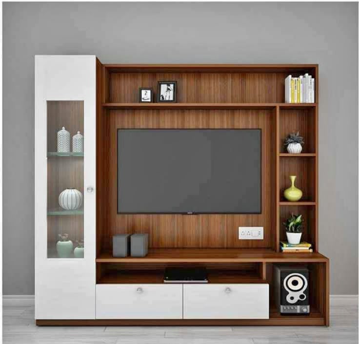 Élégance Suspendue : Meuble à Télé Murale Design