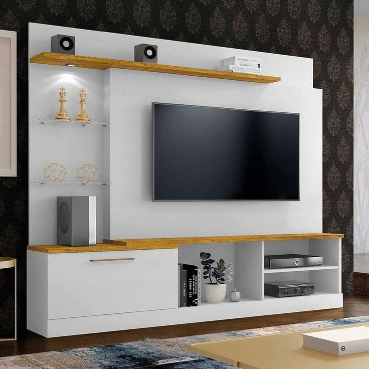 Élégance Suspendue : Meuble à Télé Murale Design