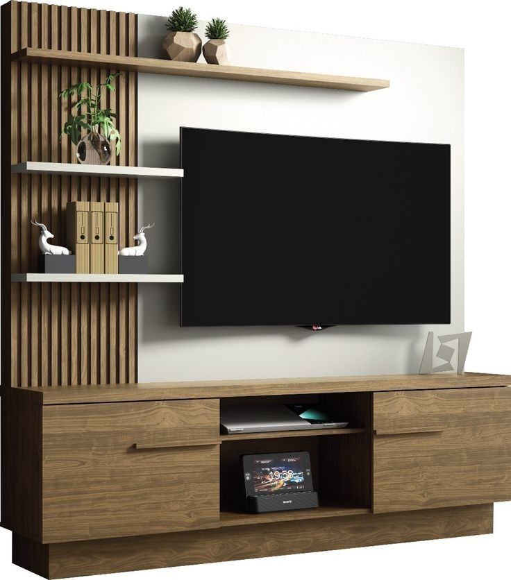 Élégance Suspendue : Meuble à Télé Murale Design